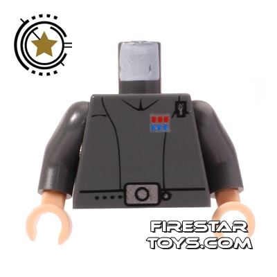 LEGO Mini Figure Torso - Star Wars Imperial OfficerDARK BLUEISH GRAY