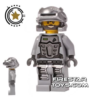 LEGO Power Miners Mini Figure - Duke - Silver Armour