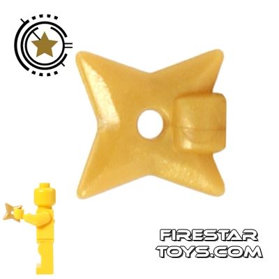 BrickForge - Throwing Star - GoldPEARL GOLD
