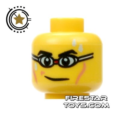 LEGO Mini Figure Heads - Swimming GogglesYELLOW