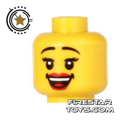 LEGO Mini Figure Heads - Open Smile