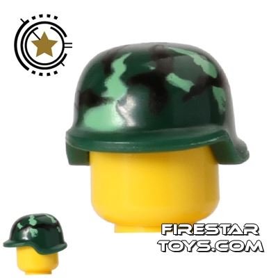 BrickForge - Soldier Helmet - Dark Green Camo