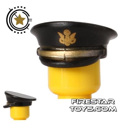 BrickForge - Officer Hat - US Army - BlackBLACK