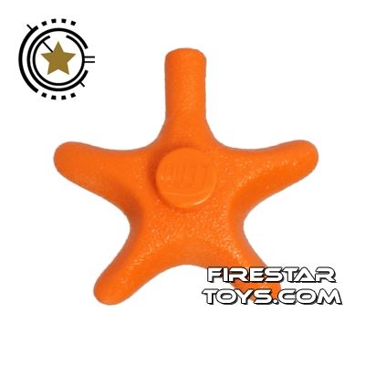 LEGO Animals Mini Figure - Starfish - Orange