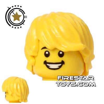 LEGO Hair - Choppy - Yellow