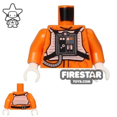 1x LEGO® Torso Körper Star Wars Rebel Pilot 973pb0624c01 NEU Orange 