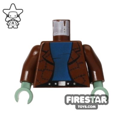 LEGO Mini Figure Torso - Frankenstein's MonsterBROWN