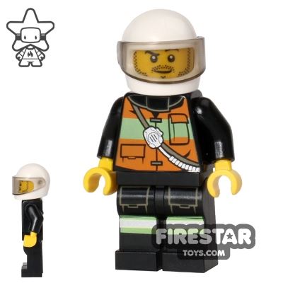LEGO City Mini Figure – Fire - Orange Jacket