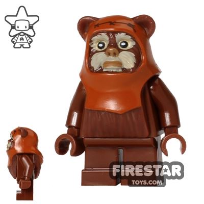 LEGO Star Wars Mini Figure - Ewok Wicket - Tan Face Paint