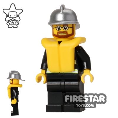 LEGO City Mini Figure – Fire - Life Jacket 2