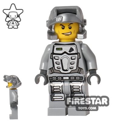LEGO Power Miners Mini Figure - Doc - Gray Outfit