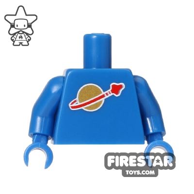 LEGO Mini Figure Torso - Classic Space - Blue Spacesuit