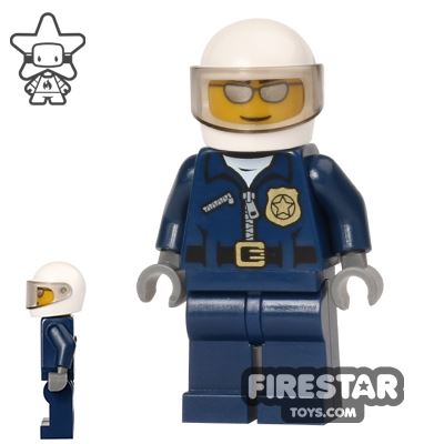 LEGO City Mini Figure - Police - City Motorcycle Officer