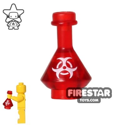BrickForge - Potion Flask - Trans Red - Biohazard