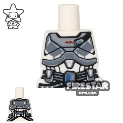 Arealight Mini Figure Torso - Space Armour - White