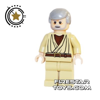 LEGO Star Wars Mini Figure - Obi-Wan Kenobi Light Flesh White Pupils