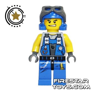 LEGO Power Miners Mini Figure - Power Miner With Goggles