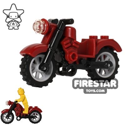 LEGO - Motorbike - Dark RedDARK RED