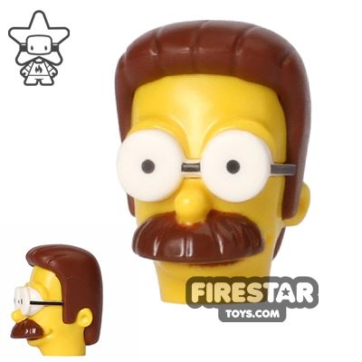 LEGO Mini Figure Heads - The Simpsons - Ned FlandersYELLOW
