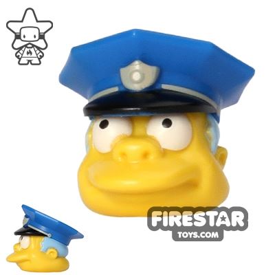 LEGO Mini Figure Heads - The Simpsons - Chief WiggumYELLOW