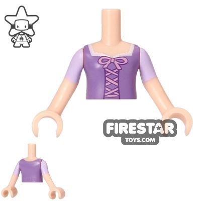 LEGO Disney Princess Mini Figure Torso - Lavender CorsetMEDIUM LAVENDER
