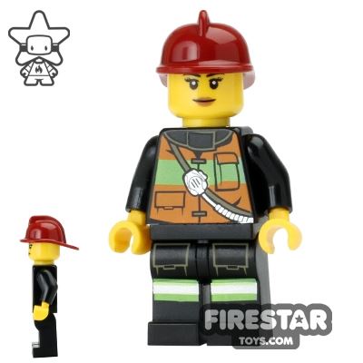 LEGO City Mini Figure - Fire - Female