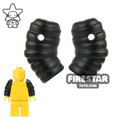 BrickWarriors - Arm Guards - Pair - Black