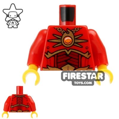 LEGO Mini Figure Torso - Phoenix - Fire Chi Pendant