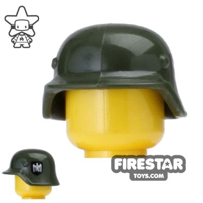 BrickForge - M35 Helmet - Wehrmacht PrintARMY GREEN