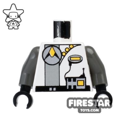 LEGO Mini Figure Torso - Explorien Spacesuit