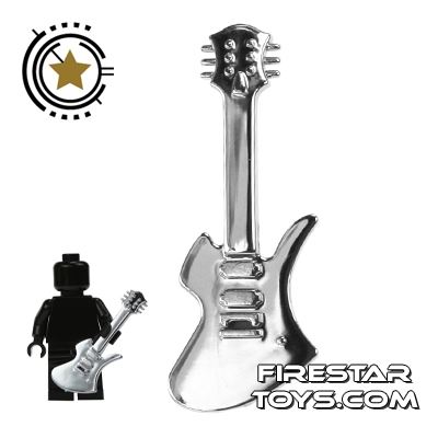 Amazing Armory -  Chrome Silver Electric Guitar 4