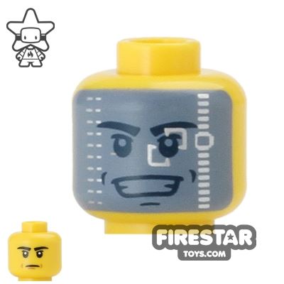 LEGO Mini Figure Heads - Galaxy TrooperYELLOW