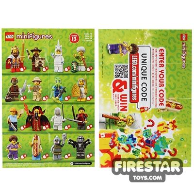 LEGO - Minifigures Series 13 Collectable Leaflet