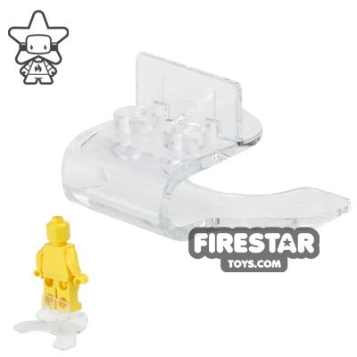 10 NEW LEGO Minifig Utensil Stand Flexible Super Jumper trans clear 