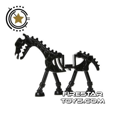 LEGO Animals Mini Figure - Black Skeletal HorseBLACK