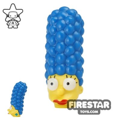 LEGO Mini Figure Heads - The Simpsons - Marge - LipstickYELLOW