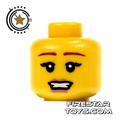LEGO Mini Figure Heads - GlamorousYELLOW