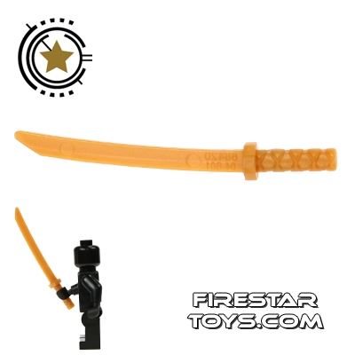 LEGO - Ninja Samurai Sword - Octagonal Guard - Pearl GoldPEARL GOLD