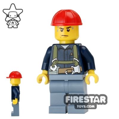 LEGO City Mini Figure - Construction Worker 18