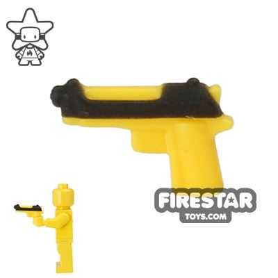 BrickForge - Tactical Sidearm - Yellow with Black Slide