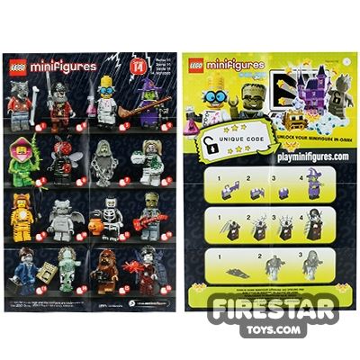 LEGO - Minifigures Series 14 Collectable Leaflet