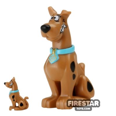 LEGO Scooby-Doo Figure - Scooby-Doo - SittingMEDIUM DARK FLESH