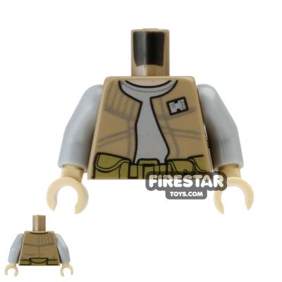 LEGO Mini Figure Torso - Endor Rebel Trooper JacketDARK TAN