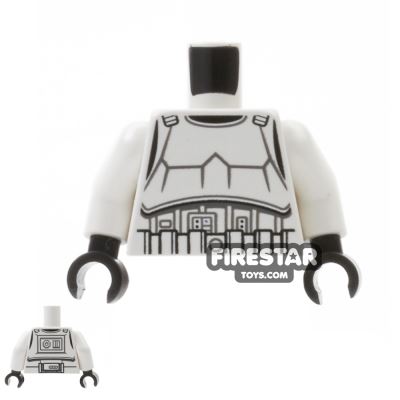 Lego Star Wars Doble Cara Blanco Minifig torso Stormtrooper patrón 