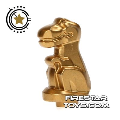 LEGO Animals Mini Figure - Baby T-Rex GoldMETALLIC GOLD