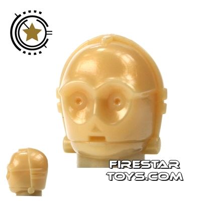 LEGO Minifigure Head C-3PO