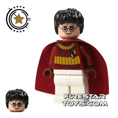 LEGO Harry Potter Mini Figure -  Harry Potter - Dark Red Quidditch Uniform
