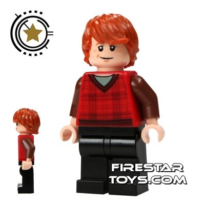 LEGO Harry Potter Mini Figure -  Ron Weasley Tartan