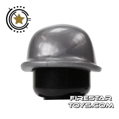BrickForge - Soldier Helmet - SilverFLAT SILVER
