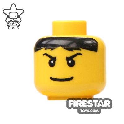 LEGO Mini Figure Heads - Heavy Fringe